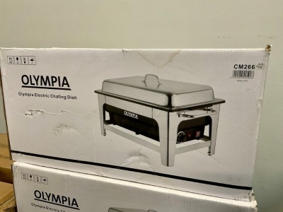 UNUSED OLYMPIA ELECTRIC CHAFING DISH