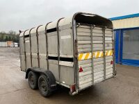 APPROX. 12ft x 6ft TWIN AXLE LIVESTOCK TRAILER - 6