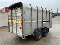 APPROX. 12ft x 6ft TWIN AXLE LIVESTOCK TRAILER - 8