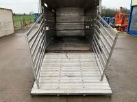 APPROX. 12ft x 6ft TWIN AXLE LIVESTOCK TRAILER - 11