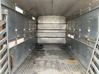 APPROX. 12ft x 6ft TWIN AXLE LIVESTOCK TRAILER - 12