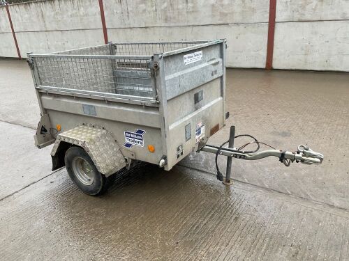 APPROX. 5ft x 3ft IFOR WILLIAMS P-Q5e GALVANISED TRAILER