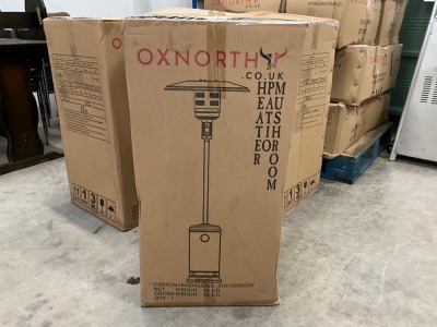 OXNORTH 13KW MUSHROOM TOP PATIO HEATER (BOXED/UNASSEMBLED)