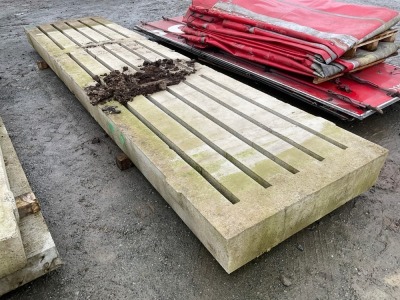 APPROX. 5000mm x 1200mm x 250mm CONCRETE SLAT