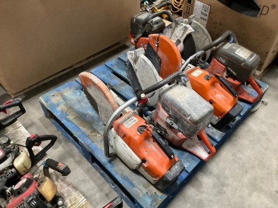 PALLET OF APPROX. 5No ASSORTED CONCRETE SAWS 