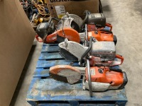 PALLET OF APPROX. 5No ASSORTED CONCRETE SAWS  - 3