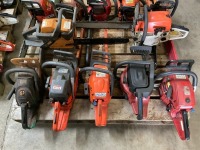 PALLET OF APPROX. 12No. ASSORTED CHAINSAWS - 2