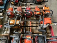 PALLET OF APPROX. 12No. ASSORTED CHAINSAWS - 3