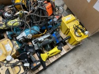 PALLET OF ASSORTED POWER TOOLS   - 4