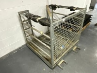 APPROX. 1140mm x 1120mm x 1075mm SAFETY MAN BASKET TO SUIT FORKLIFT - 4