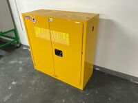 APPROX. 1120mm x 460mm x 1095mm METAL STORAGE CABINET - 3