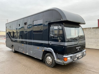 MAN 10.163 7.5 TON 4 STALL HORSE LORRY