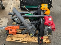 PALLET TO INC. ASSORTED PETROL BLOWERS - 3