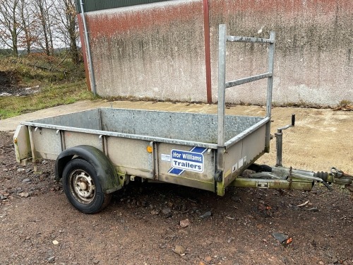 IFOR WILLIAMS GD84G 8ft x 4ft SINGLE AXLE GALVANISED TRAILER