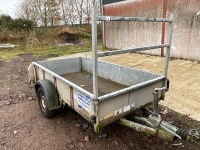 IFOR WILLIAMS GD84G 8ft x 4ft SINGLE AXLE GALVANISED TRAILER - 2