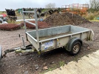 IFOR WILLIAMS GD84G 8ft x 4ft SINGLE AXLE GALVANISED TRAILER - 3