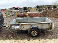 IFOR WILLIAMS GD84G 8ft x 4ft SINGLE AXLE GALVANISED TRAILER - 4