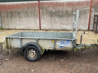 IFOR WILLIAMS GD84G 8ft x 4ft SINGLE AXLE GALVANISED TRAILER - 12