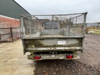 IFOR WILLIAMS 12ft x 6ft TWIN AXLE 3500KGS DROPSIDE TIPPING TRAILER - 8