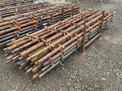 METAL STILLAGE TO INC. APPROX. 40No. STARBARS