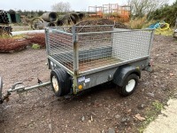 IFOR WILLIAMS P6E 6ft x 4ft SINGLE AXLE 750KGS GALVANISED TRAILER - 3