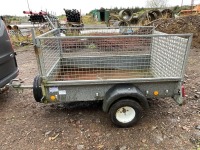 IFOR WILLIAMS P6E 6ft x 4ft SINGLE AXLE 750KGS GALVANISED TRAILER - 4