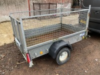 IFOR WILLIAMS P6E 6ft x 4ft SINGLE AXLE 750KGS GALVANISED TRAILER - 10