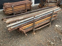 METAL STILLAGE TO INC. APPROX. 50No. 6ft LEDGERS & APPROX. 20No. 8ft KICKBARS