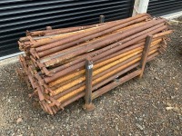 METAL STILLAGE TO INC. APPROX. 60No. 6ft LEDGERS