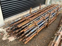 METAL STILLAGE TO INC. APPROX. 40No. STARBARS