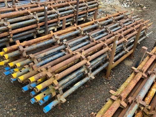 METAL STILLAGE TO INC. APPROX. 40No. STARBARS