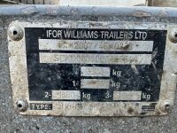 IFOR WILLIAMS GH1054BT 10ft x 5ft 3500KGS TWIN AXLE BEAVERTAIL PLANT TRAILER  - 12