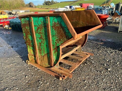 LARGE FORKLIFT TIPPING SKIP (GREEN)