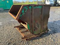 LARGE FORKLIFT TIPPING SKIP (GREEN) - 3