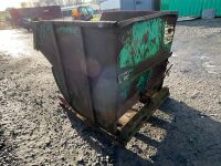 LARGE FORKLIFT TIPPING SKIP (GREEN) - 5