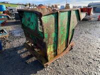 LARGE FORKLIFT TIPPING SKIP (GREEN) - 7