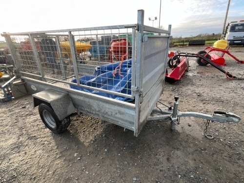 APPROX 7.6ft x 5.6ft 750KGS SINGLE AXLE GALVANISED TRAILER