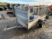 APPROX 7.6ft x 5.6ft 750KGS SINGLE AXLE GALVANISED TRAILER - 5