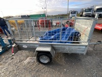 APPROX 7.6ft x 5.6ft 750KGS SINGLE AXLE GALVANISED TRAILER - 10