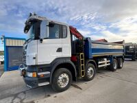 SCANIA R400 8x4 32 TON MANUAL TIPPING GRAB LORRY  - 5