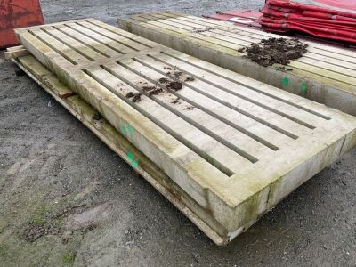 APPROX. 4250mm x 1200mm x 180mm CONCRETE SLAT & CONCRETE WALL PANEL 4250mm x 1200mm x 150mm