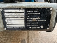 WESTERN SINGLE AXLE DIESEL FAST TOW POWER WASHER - 12