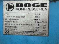 BOGE S24 750lt 3 PHASE SCREW COMPRESSOR - 9