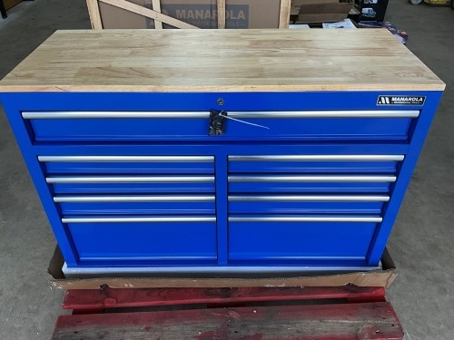 UNUSED MANAROLA 9 DRAWER TOOL CABINET