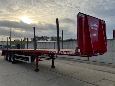 DENNISON 45FT 39 TON TRI AXLE FLAT TRAILER