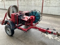 ROTEX CBS1045 PETROL SINGLE AXLE CABLE PULLING TRAILER