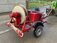 ROTEX CBS1045 PETROL SINGLE AXLE CABLE PULLING TRAILER - 7