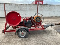 TWS PETROL SINGLE AXLE CABLE PULLING TRAILER - 8