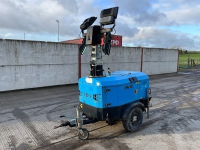 GENERAC TOWER LIGHT VB-9 DIESEL SINGLE AXLE LIGHTING TOWER