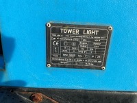 GENERAC TOWER LIGHT VB-9 DIESEL SINGLE AXLE LIGHTING TOWER - 9